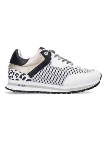 Liu Jo Sneakers wit/zwart/goudkleurig