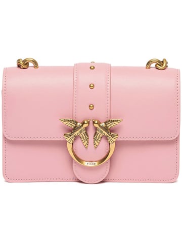 Pinko Leren schoudertas lichtroze - (B)20 x (H)12 x (D)4 cm