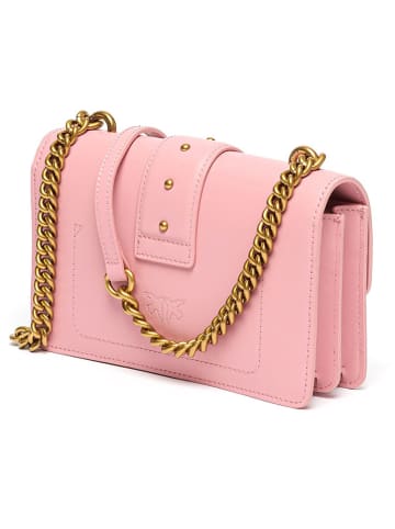 Pinko Leder-Umhängetasche in Rosa - (B)20 x (H)12 x (T)4 cm