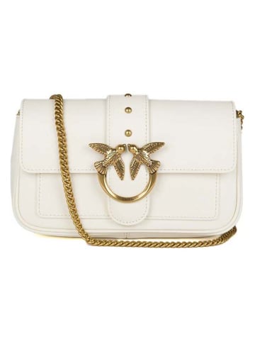 Pinko Leren schoudertas crème - (B)20 x (H)12 x (D)4 cm