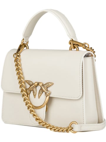 Pinko Leder-Umhängetasche in Creme - (B)20 x (H)17 x (T)4 cm