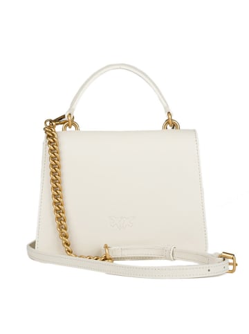 Pinko Leder-Umhängetasche in Creme - (B)20 x (H)17 x (T)4 cm