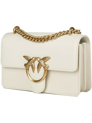 Pinko Leren schoudertas crème - (B)21 x (H)12 x (D)6 cm
