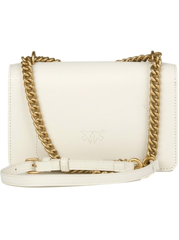 Pinko Leder-Umhängetasche in Creme - (B)21 x (H)12 x (T)6 cm