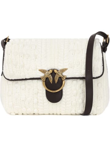 Pinko Umhängetasche in Creme/ Schwarz - (B)28 x (H)21 x (T)12 cm