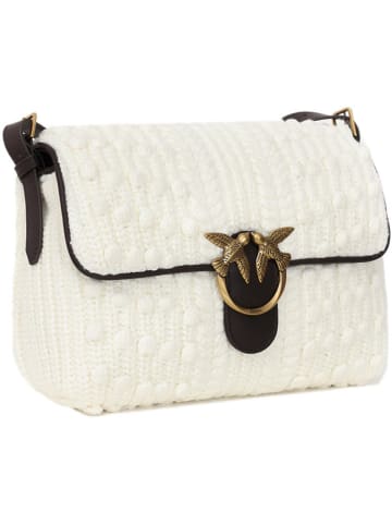 Pinko Umhängetasche in Creme/ Schwarz - (B)28 x (H)21 x (T)12 cm