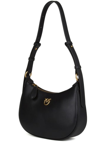 Pinko Leren schoudertas zwart - (B)27 x (H)17 x (D)7 cm