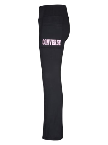 Converse Legginsy sportowe w kolorze czarnym