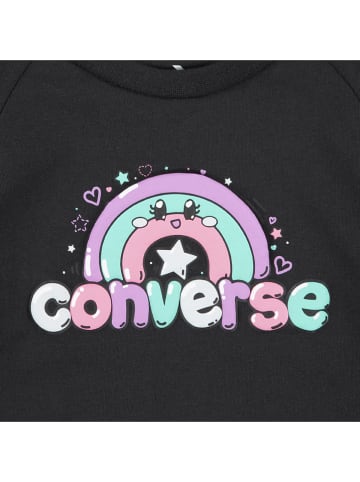 Converse 2tlg. Outfit in Schwarz/ Lila