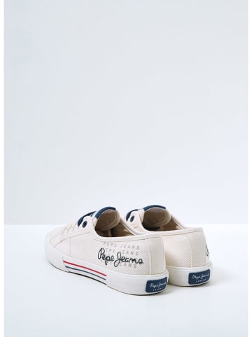 Pepe Jeans Sneakersy w kolorze kremowym