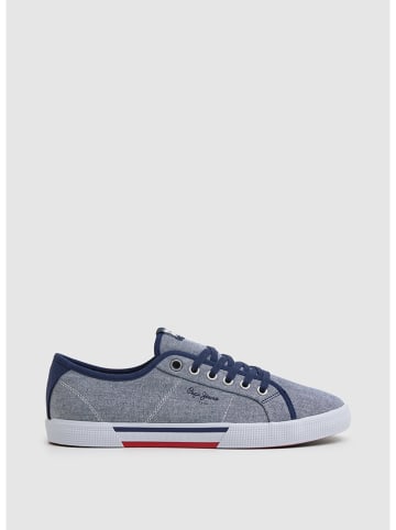Pepe Jeans Sneakersy w kolorze niebiesko-szarym