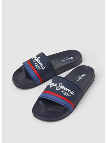 Pepe Jeans Klapki w kolorze granatowym