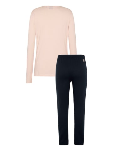 Polo Sylt 2er-Set: Pyjamas in Creme/ Dunkelblau