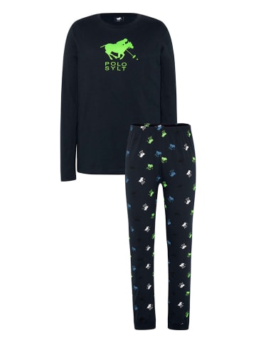 Polo Sylt Pyjama zwart