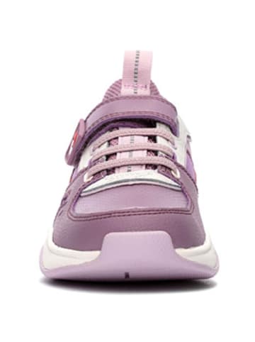 Clarks Leren sneakers paars