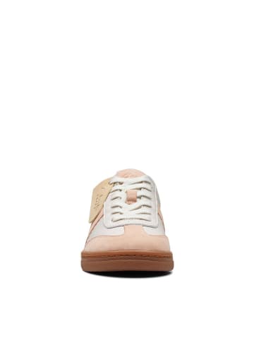 Clarks Leren sneakers crème/oranje