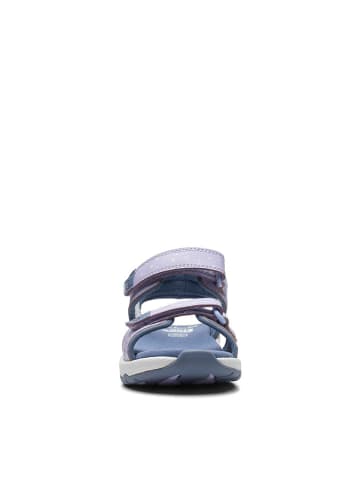 Clarks Leren sandalen paars