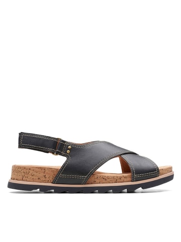 Clarks Leren sandalen zwart