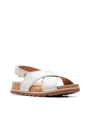 Clarks Leren sandalen wit