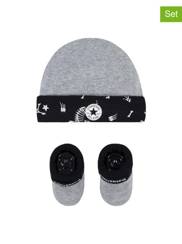 Converse 2tlg. Set in Schwarz/ Grau