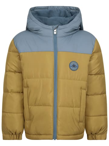Converse Steppjacke in Hellbraun/ Silber