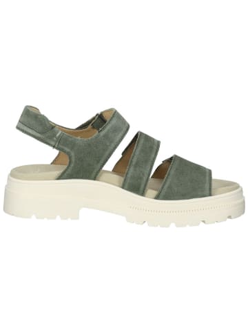 Ara Shoes Skórzane sandały w kolorze zielonym