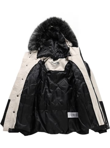 Alpine Pro Winterjacke "Egypo" in Weiß/ Schwarz