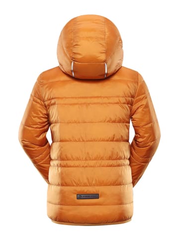 Alpine Pro Omkeerbare doorgestikte jas "Eromo" oranje/meerkleurig
