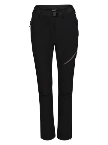 Alpine Pro Spodnie softshellowe "Verefa" w kolorze czarnym