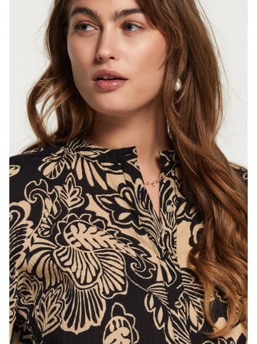 SHIWI Blouse zwart/beige