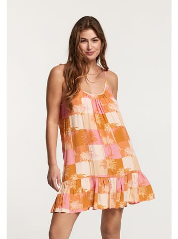 SHIWI Kleid in Orange/ Rosa