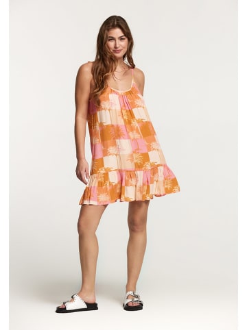 SHIWI Kleid in Orange/ Rosa