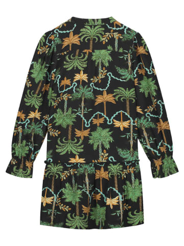 SHIWI Kleid in Schwarz/ Grün