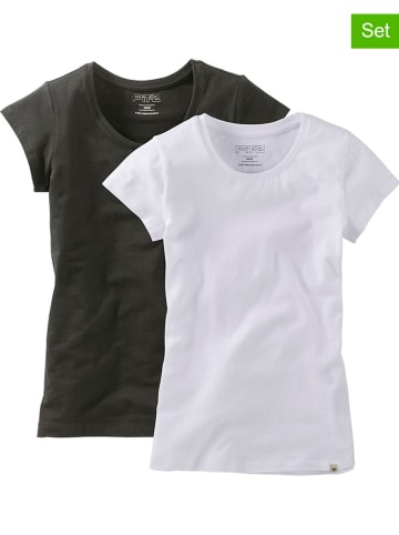 JAKO-O 2er-Set: Shirts in Schwarz/ Weiß