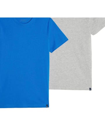 JAKO-O 2er-Set: Shirts in Grau/ Blau