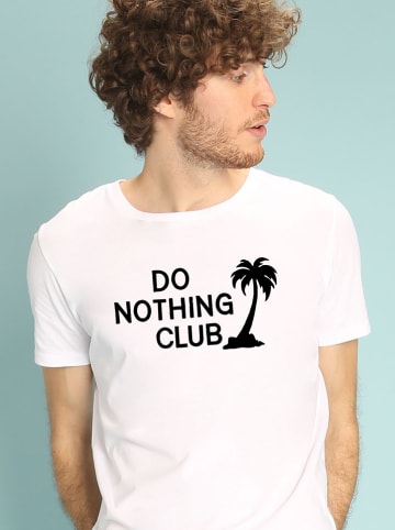 WOOOP Koszulka "Do nothing club" w kolorze białym