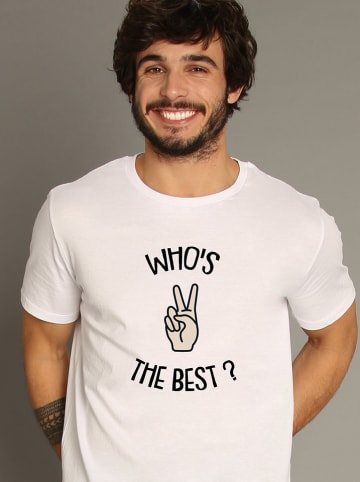 WOOOP Koszulka "Whos The Best" w kolorze białym