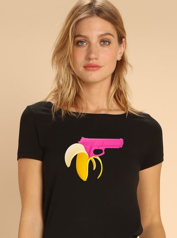 WOOOP Koszulka "Banana Gun" w kolorze czarnym