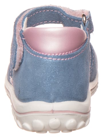 Primigi Leder-Sandalen in Blau/ Rosa