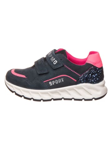 Primigi Leren sneakers donkerblauw/roze