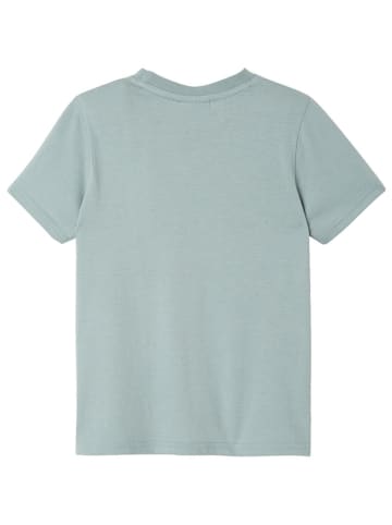 vertbaudet Shirt in Grau/ Grün
