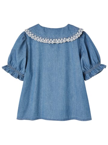 vertbaudet Jeans-Bluse in Blau