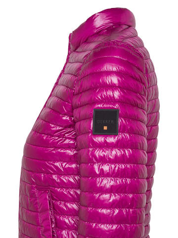 DEKKER Doorgestikte jas fuchsia