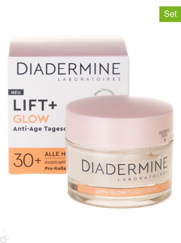 DIADERMINE 3-delige set: dagcrème "Lift+Glow", elk 50 ml