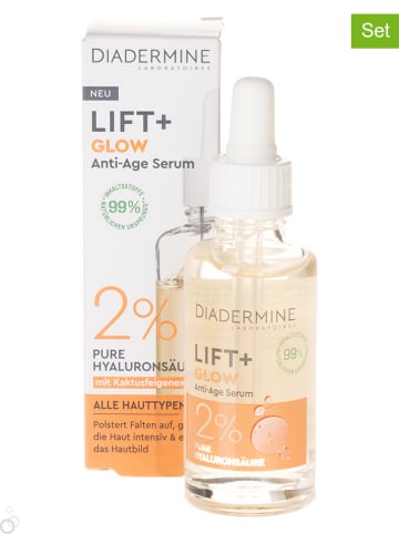 DIADERMINE 3er-Set: Serum "Lift+Glow", je 30 ml