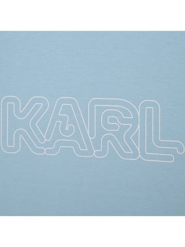 Karl Lagerfeld Kids Top lichtblauw