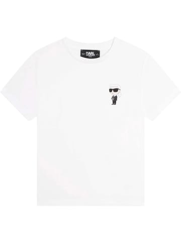 Karl Lagerfeld Kids Koszulka w kolorze białym