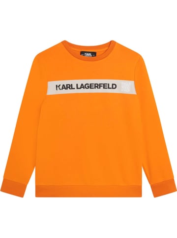 Karl Lagerfeld Kids Sweatshirt in Orange