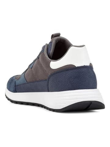 Geox Sneakers "Molveno" donkerblauw/bruin