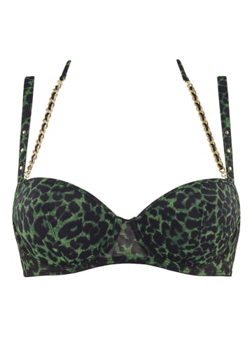 Marlies Dekkers Balconette-BH in Schwarz/ Grün